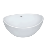 JQ Bathroom Sink Jaquar Table Top Oval White Continental Wash Basin - CNS-WHT-903