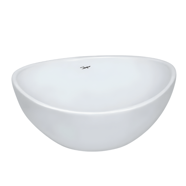 JQ Bathroom Sink Jaquar Table Top Oval White Continental Wash Basin - CNS-WHT-903