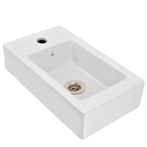 JQ Bathroom Sink Jaquar Table Top Rectangular Basin - JDS-WHT-25801