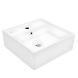 JQ Bathroom Sink Jaquar Table Top Square Continental Wash Basin - CNS-WHT-813