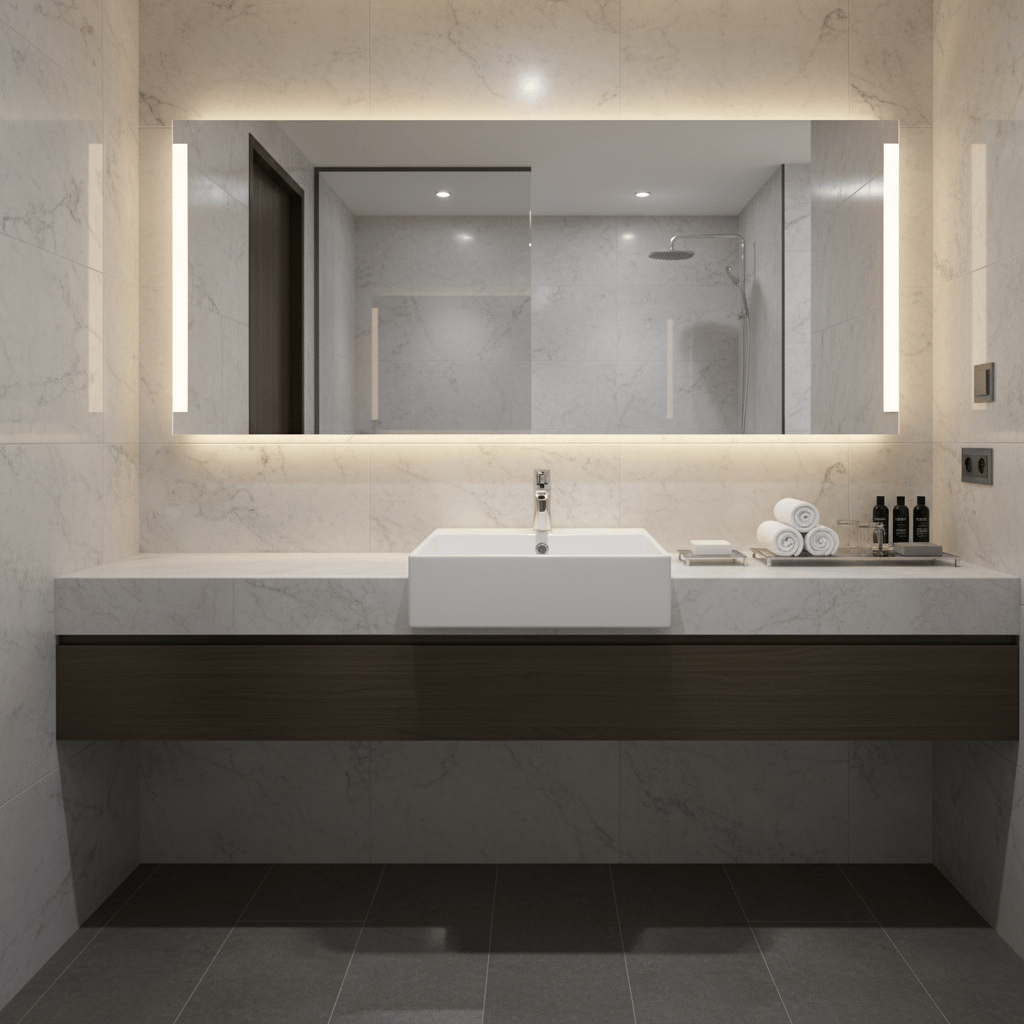 JQ Bathroom Sink Jaquar Table Top Square Continental Wash Basin - CNS-WHT-813
