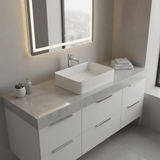 JQ Bathroom Sink Jaquar Thin Rim Table Top Basin - JDS-WHT-25907N