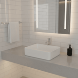 JQ Bathroom Sink Jaquar Thin Rim Table Top Basin - JDS-WHT-25907N