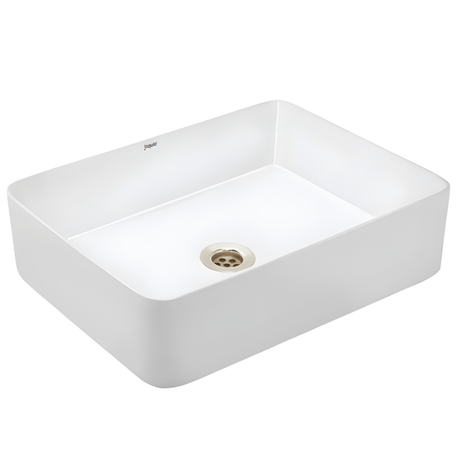 JQ Bathroom Sink Jaquar Thin Rim Table Top Basin - JDS-WHT-25907N