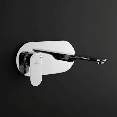 JQ Taps & Faucets Jaquar Wall Mounted Basin Mixer Opal Prime - OPP-CHR-15233NKPM