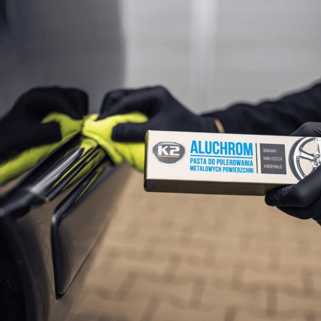 K2 Cleaning & Detailing K2 Aluchrom Chrome and Aluminium Metal Polish - 120g