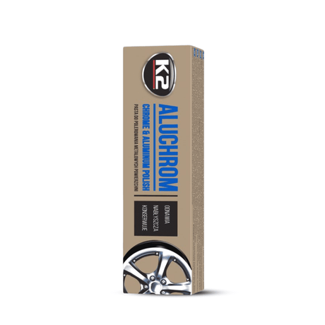 K2 Cleaning & Detailing K2 Aluchrom Chrome and Aluminium Metal Polish - 120g