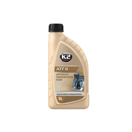 K2 Engine Oils & Vehicle Fluids K2 Automatic Transmission Fluid (ATF III) - 1L