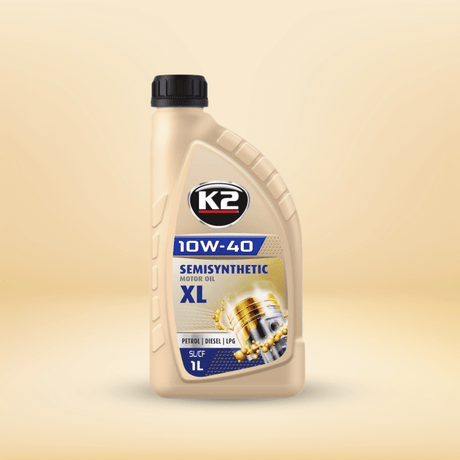 K2 Engine Oils & Vehicle Fluids K2 Semi Synthetic 10W-40 XL Motor Oil 1L / 5L - MEL0062