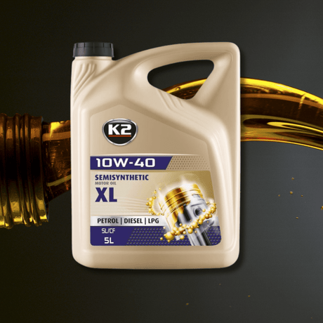 K2 Engine Oils & Vehicle Fluids K2 Semi Synthetic 10W-40 XL Motor Oil 1L / 5L - MEL0062