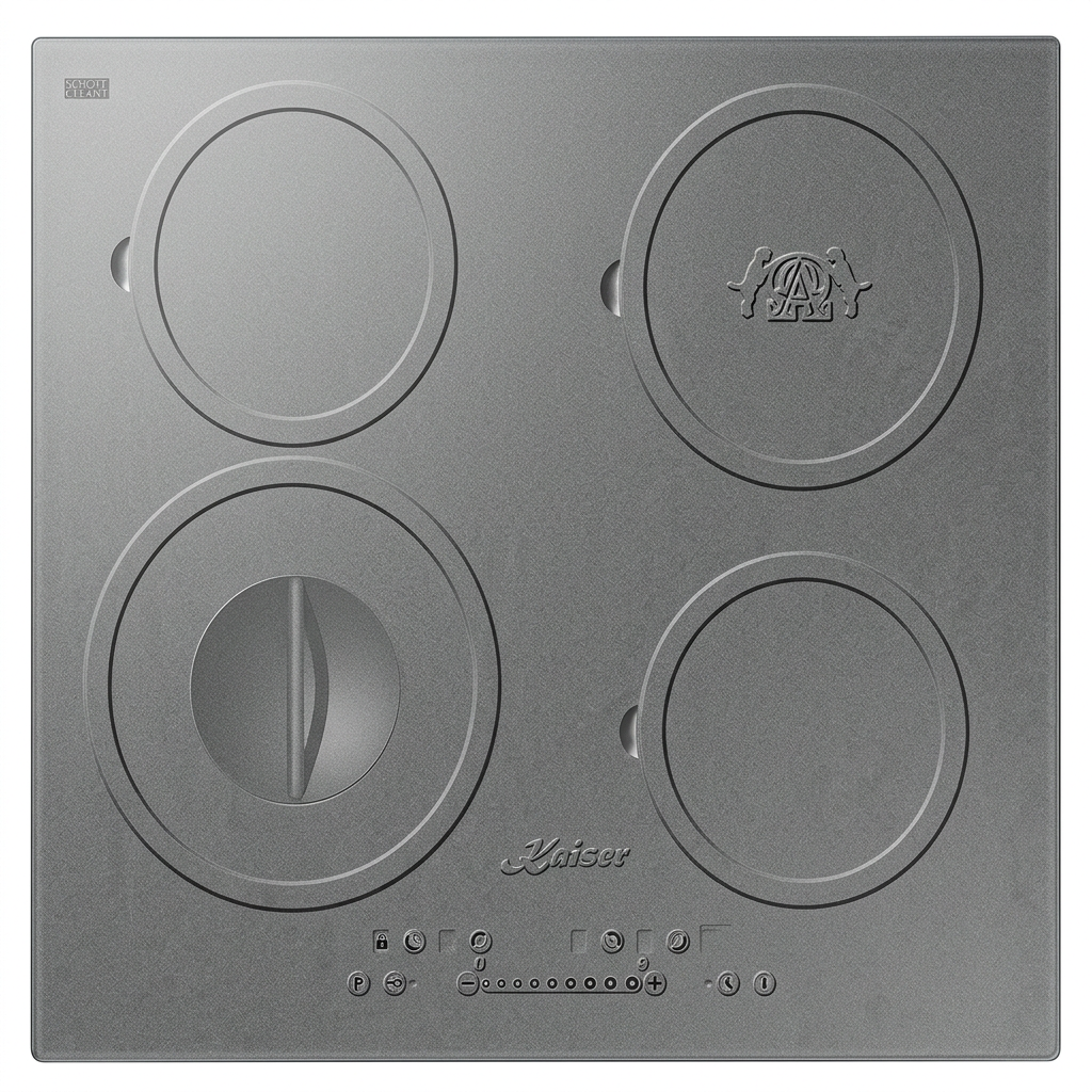 Kaiser Herd induction hob on white