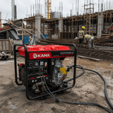 Kama Welding, Generator & Construction Equipment Kama 1.7KW Single Phase Diesel Welding Generator 180A - KDE6500EW