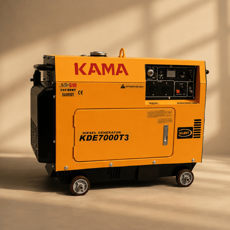 Kama Generator Kama 5.0 KVA Three Phase Diesel Generator with Digital Board – KDE7000T3