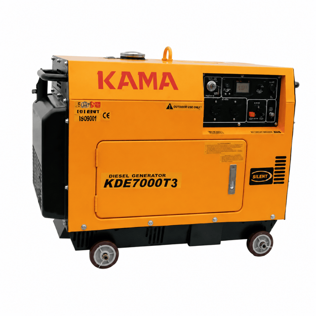 Kama Generator Kama 5.0 KVA Three Phase Diesel Generator with Digital Board – KDE7000T3