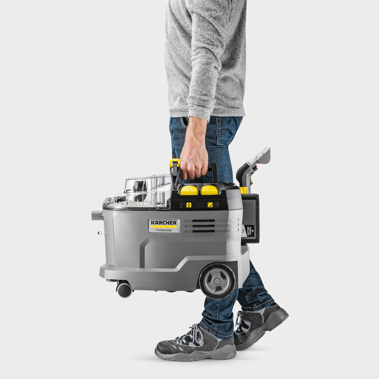 Karcher Industrial Cleaning Equipment Karcher Cordless Spray-extraction Carpet Cleaner 36V - PUZZI 9/1 BP