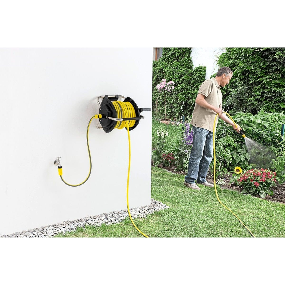 Karcher Cleaning Equipment Accessories Karcher Wall Hose Reel Kit 1⁄2" 25m - HR 4.525