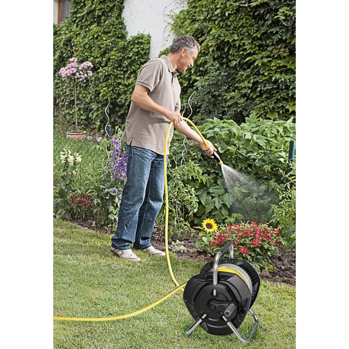 Karcher Cleaning Equipment Accessories Karcher Wall Hose Reel Kit 1⁄2" 25m - HR 4.525