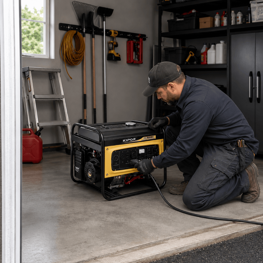 Kipor Generator Kipor 5 KVA Single Phase Gasoline Generator – KGE6500ED