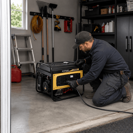 Kipor Generator Kipor 5 KVA Single Phase Gasoline Generator – KGE6500ED