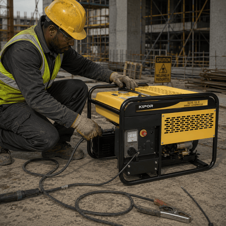 Kipor Welding, Generator & Construction Equipment Kipor 5KVA Single Phase Diesel Welding Generator 250A - KDE280EW
