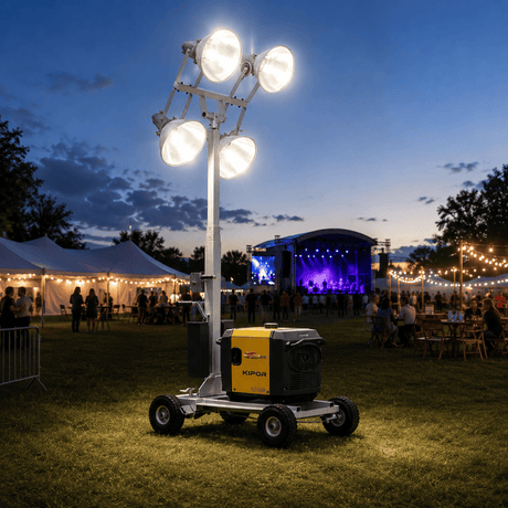 Kipor Welding, Generator & Construction Equipment Kipor Light Tower with 3KVA Gasoline Generator - IGBL3000