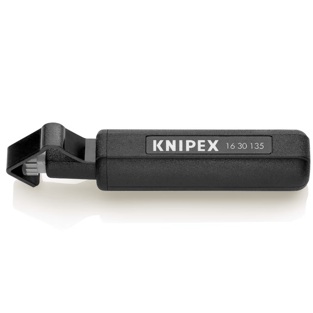 Knipex Hand Tools Knipex 135mm Spiral-Cut Cable Stripping Tool for 6–29mm Round Cables with Adjustable Cutting Depth - K-1630135
