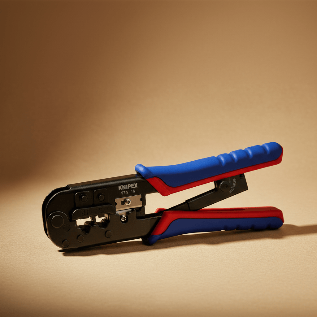 Knipex Hand Tools Knipex 190mm Crimping Pliers for Western Plugs - K-975110