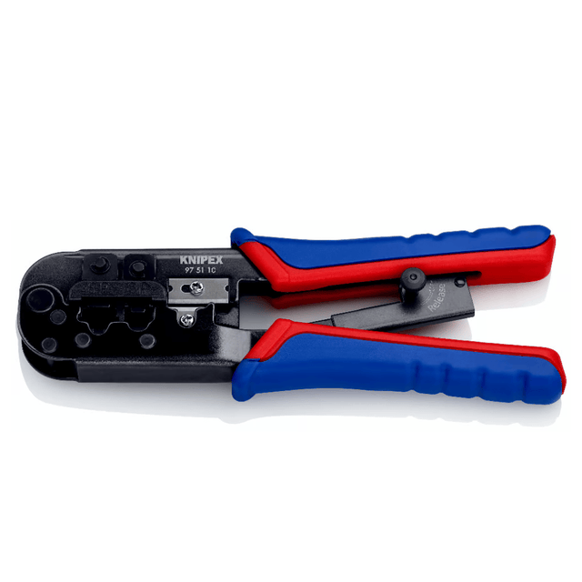 Knipex Hand Tools Knipex 190mm Crimping Pliers for Western Plugs - K-975110