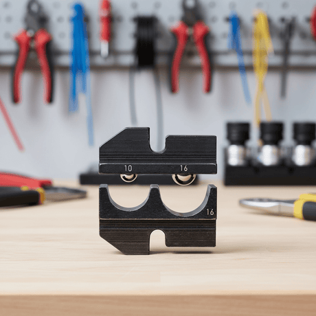 Knipex Hand Tools Knipex 2-Position Crimping Die for 10–16mm² Insulated Terminals & Cable Connectors - K-974916