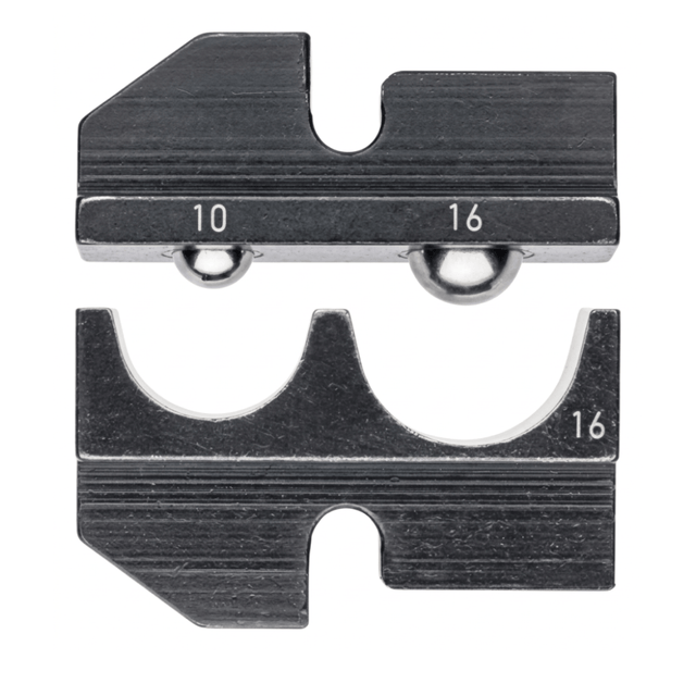 Knipex Hand Tools Knipex 2-Position Crimping Die for 10–16mm² Insulated Terminals & Cable Connectors - K-974916
