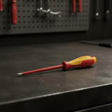 Knipex Hand Tools Knipex 4 × 100mm Flat VDE Insulated Slotted Screwdriver for Electrical Work up to 1000V - K-982040