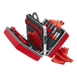 Knipex Hand Tools Knipex 48-Piece Universal VDE Insulated Electrician's Tool Case with Pliers, Wrenches, Sockets & Screwdrivers - K-989914