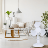 KT Fan & Cooler Rechargeable 12" Solar Fan - C128