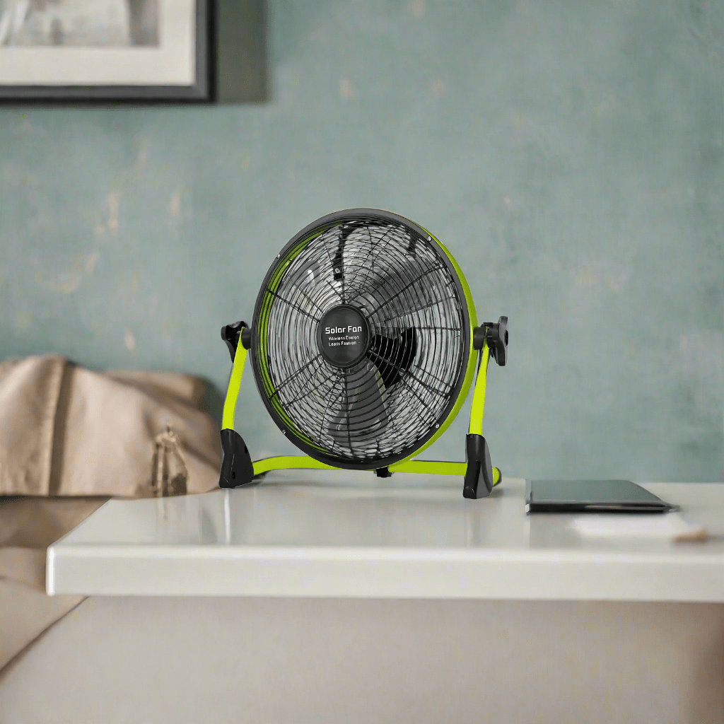 KT Fan & Cooler Rechargeable 14" Solar Fan 25W - C-118W