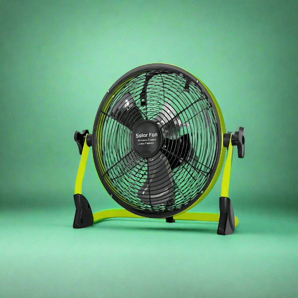 KT Fan & Cooler Rechargeable 14" Solar Fan 25W - C-118W