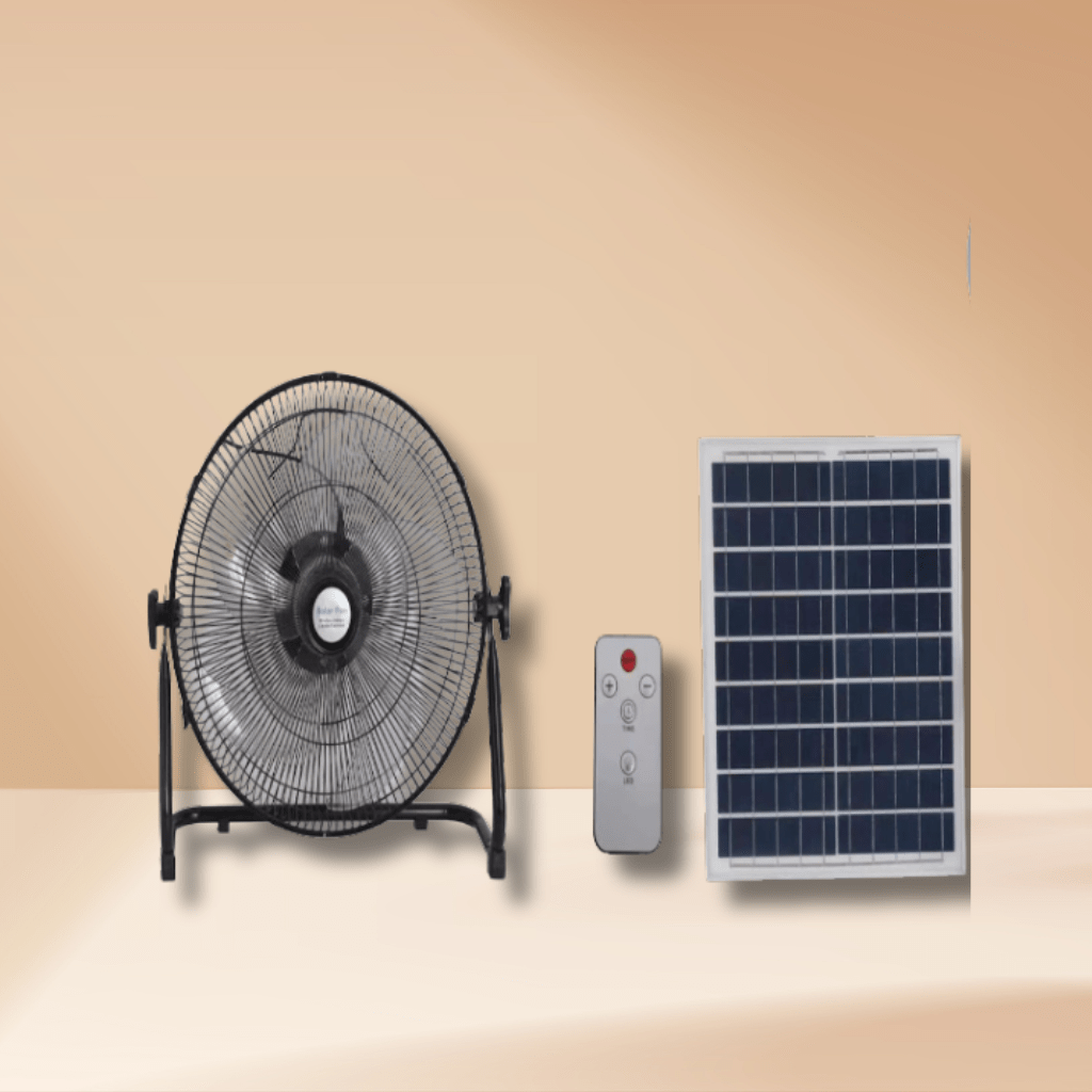 KT Fan & Cooler Rechargeable 14" Solar Fan 25W - C118F