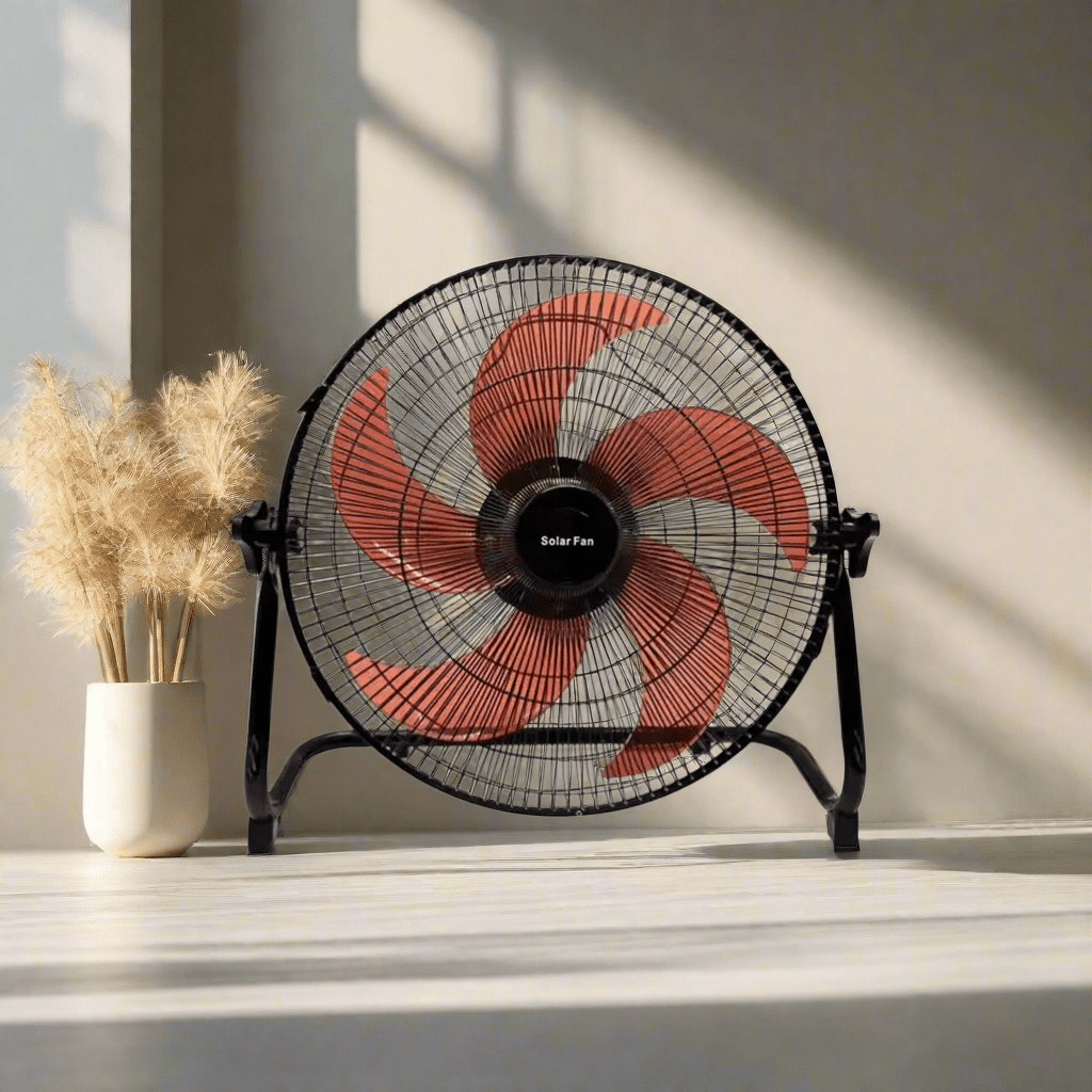 KT Fan & Cooler Rechargeable 14" Solar Fan 25W - C118F