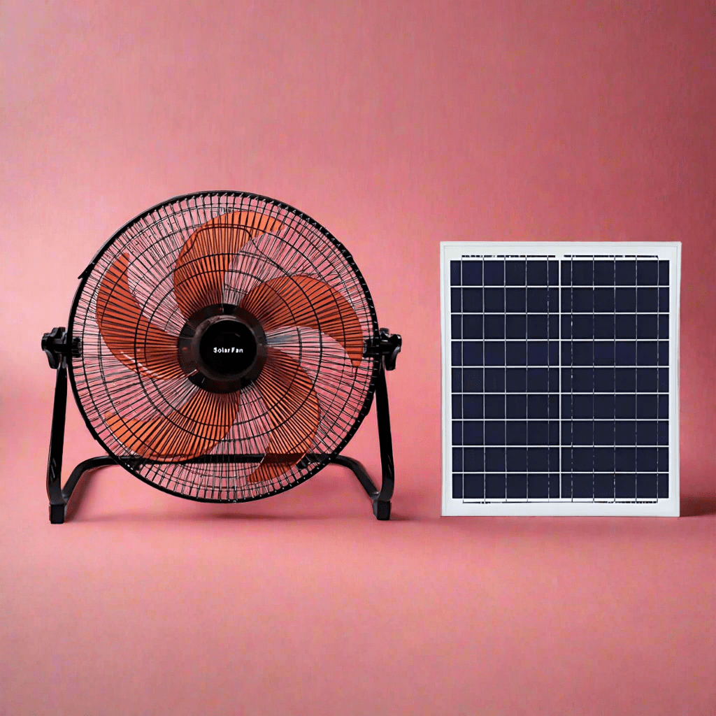 KT Fan & Cooler Rechargeable 14" Solar Fan 25W - C118F