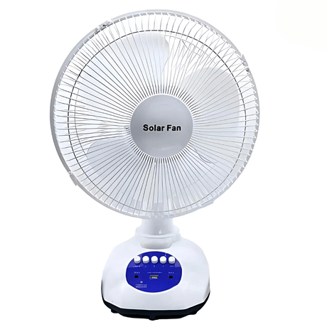KT Fan & Cooler Rechargeable 16" Solar Fan - C108