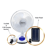 KT Fan & Cooler Rechargeable 16" Solar Fan - C108