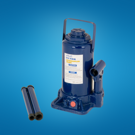 Atlas Hydraulic Bottle Jack  15 Ton - ATLAS-BJ-15