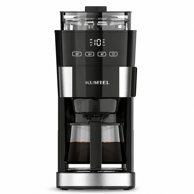 Kumtel Kitchen Appliances Kumtel 1.25L Drip Coffee Maker with Keep-Warm and Auto Shut-Off 1000W - HFCM-02