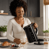 Kumtel Electric Kettle Kumtel 1.7L Double-Wall Smart Kettle with LED Touch Controls & Timer - HMK-09