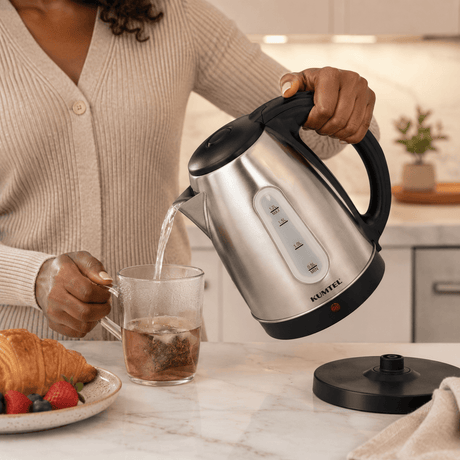 Kumtel Kitchen Appliances Kumtel 1.7L Stainless Steel Electric Kettle with Boil-Dry Protection 2200W - HMK-05