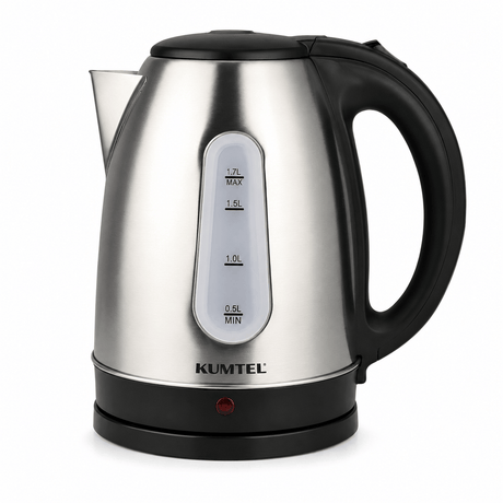 Kumtel Kitchen Appliances Kumtel 1.7L Stainless Steel Electric Kettle with Boil-Dry Protection 2200W - HMK-05
