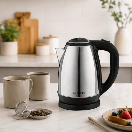 Kumtel Electric Kettle Kumtel 1.8L Stainless Steel Electric Kettle with Boil-Dry Protection 1500W - HMKT-08