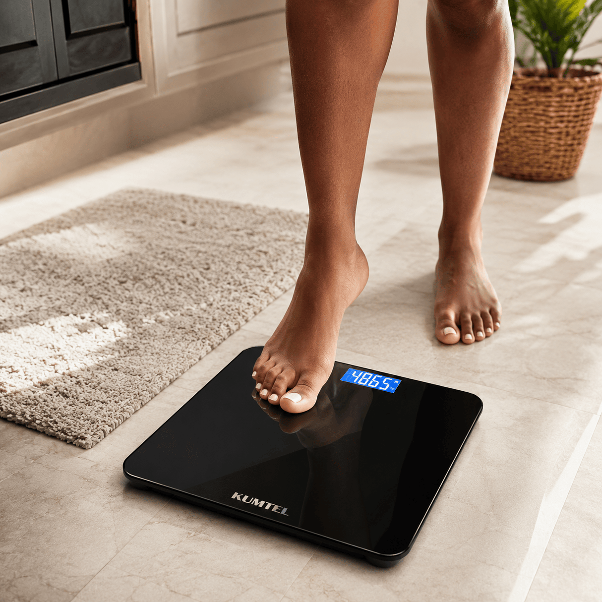 Kumtel Kitchen Appliances Kumtel 180kg Tempered-Glass Digital Bathroom Scale - HDB-02