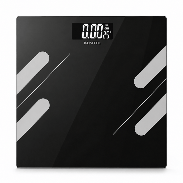 Kumtel Kitchen Appliances Kumtel 180kg Tempered-Glass Digital Bathroom Scale - HDB-04