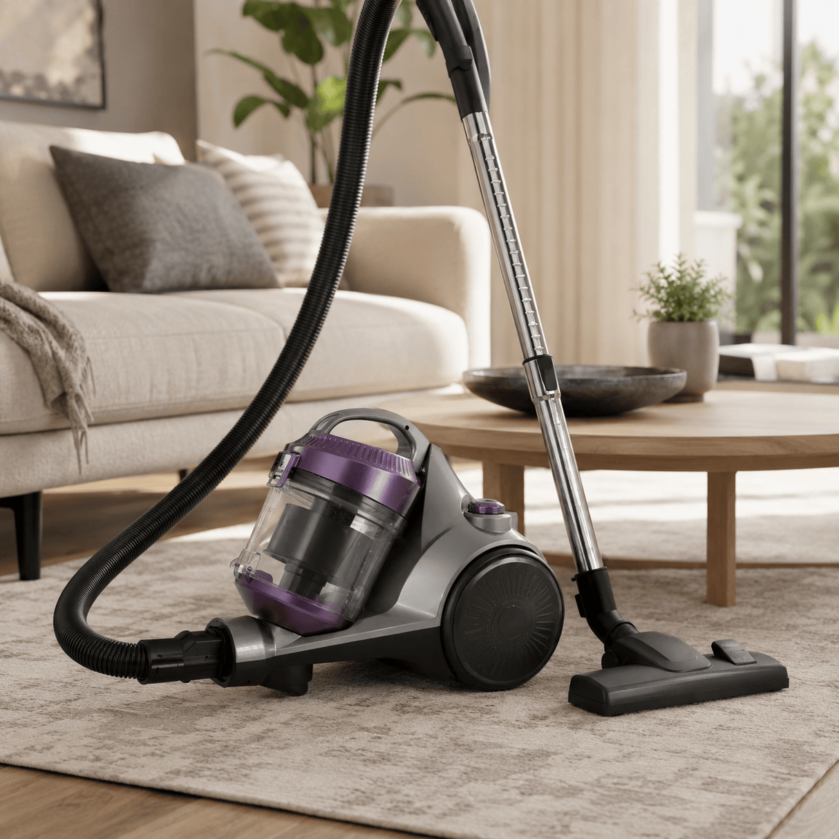 Kumtel Steam & Vacuum Cleaner Kumtel 2.5L Bagless Vacuum with 18.5kPa Suction 1300W - HVC-02