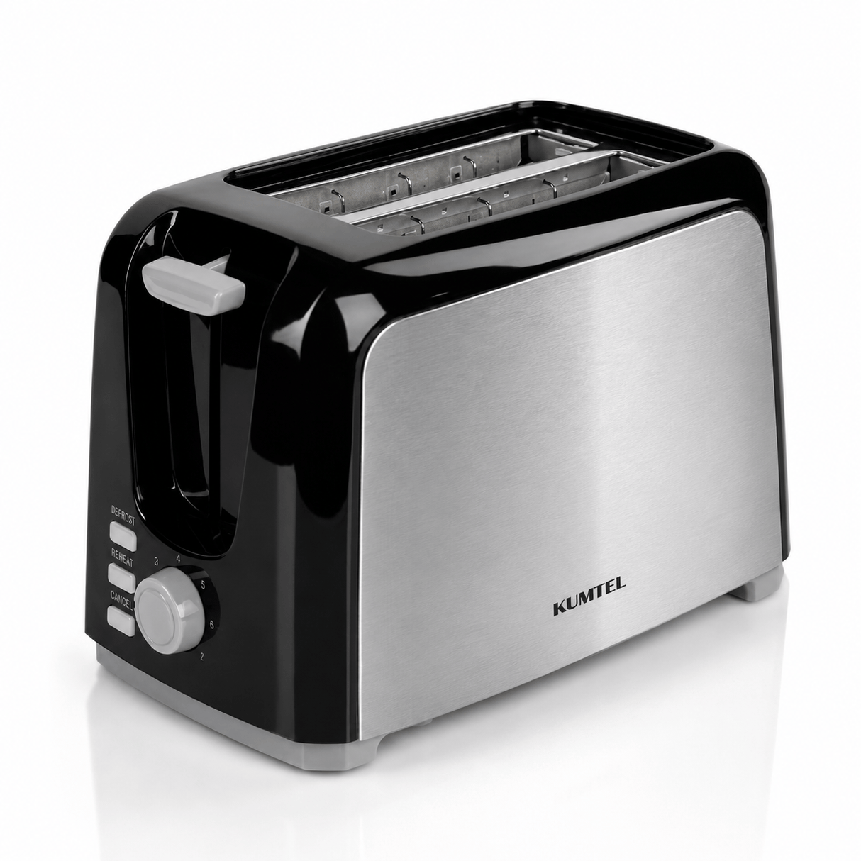 Kumtel Kitchen Appliances Kumtel 2-Slice Toaster with 7 Browning Levels 750W - HTS-02